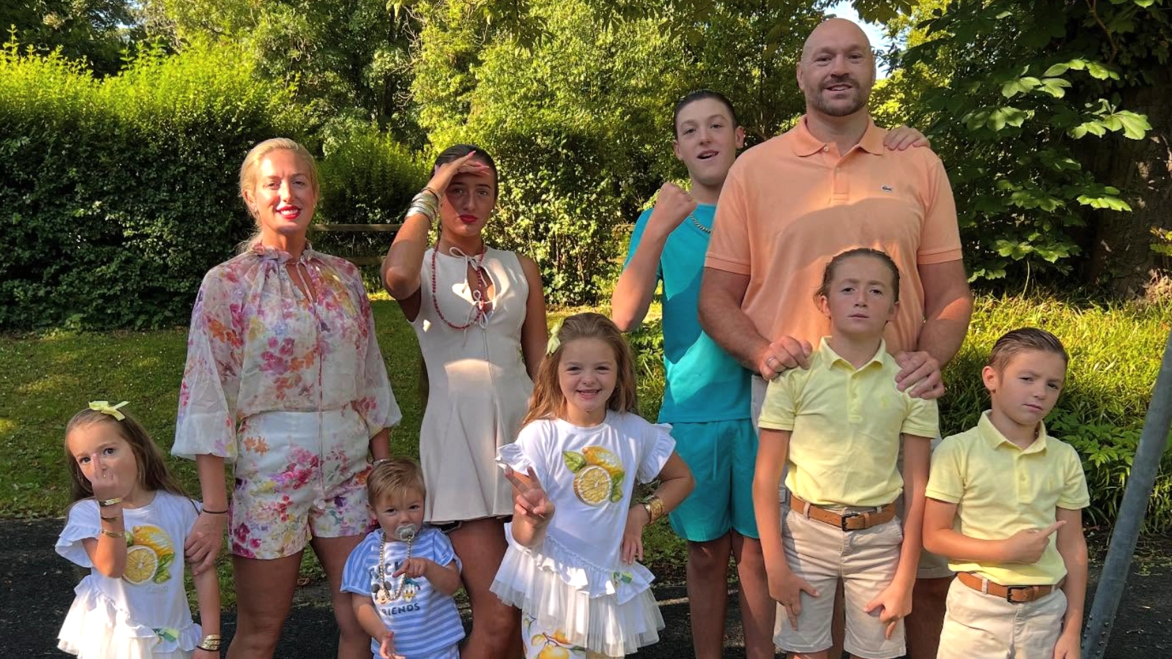 How Tyson Fury distinguishes between his four sons as they all share the same first name