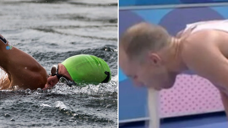 Olympic athlete blames one thing for vomiting ‘ten times’ after triathlon and it isn’t the polluted river Seine