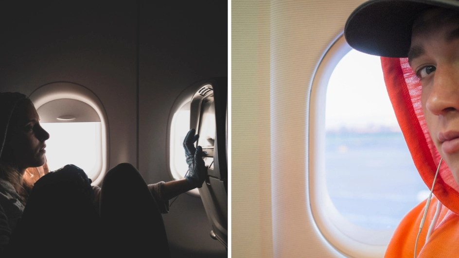 Gross reason why you should probably wear a hoodie when going on a plane