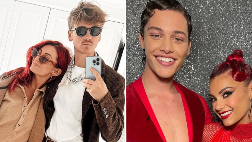 Strictly's Dianne Buswell cosies up to Joe Sugg after she was upset by comments about their relationship