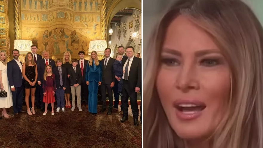 Why Melania Trump was missing from Trump family photo as she speaks out against husband’s politics