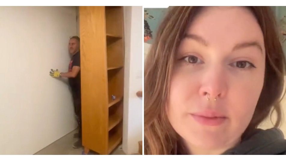 TikTokers all have the eerie question for woman who discovered a 'hidden room' inside her home