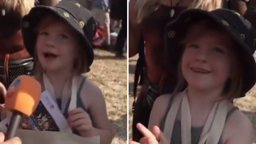 BBC viewers in stitches after live Glastonbury interview with girl, 5, takes a ‘very strange' turn