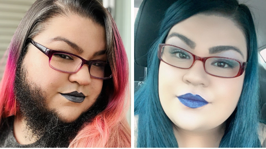 Woman stops shaving her beard after 16 years to embrace her 'beautiful face'