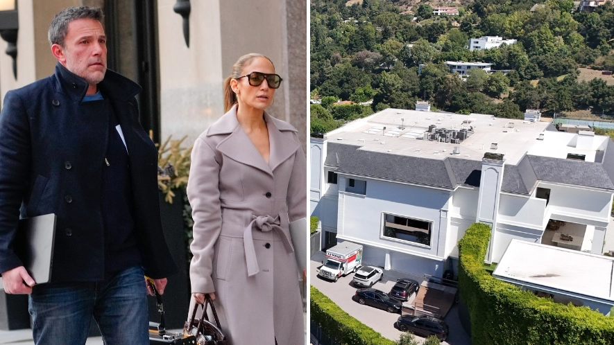Sad detail spotted outside Jennifer Lopez and Ben Affleck’s home following divorce announcement