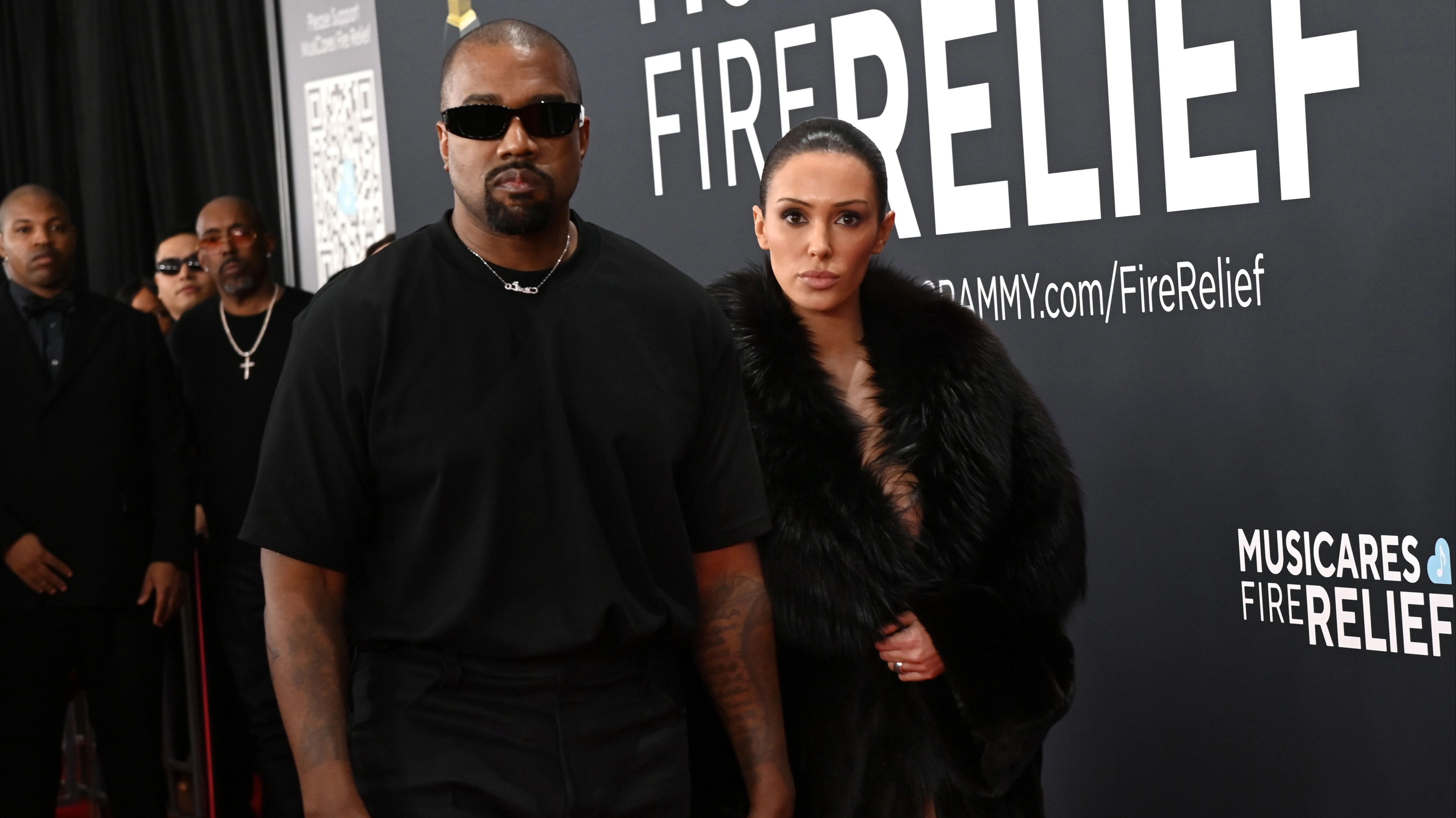 Lip reader 'revealed' Kanye West's bold command to Bianca Censori before she exposed herself at Grammys