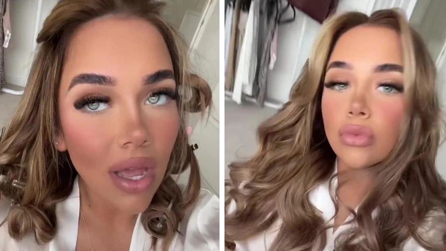 Mum got lashes done and did her hair before going into labour to look glam giving birth