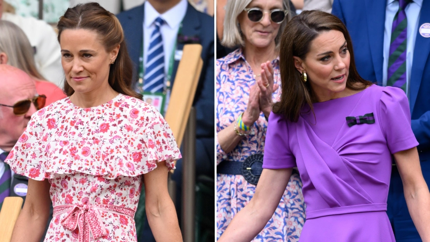 Kate and Pippa Middleton caught in very awkward moment when meeting celebrity during Wimbledon appearance