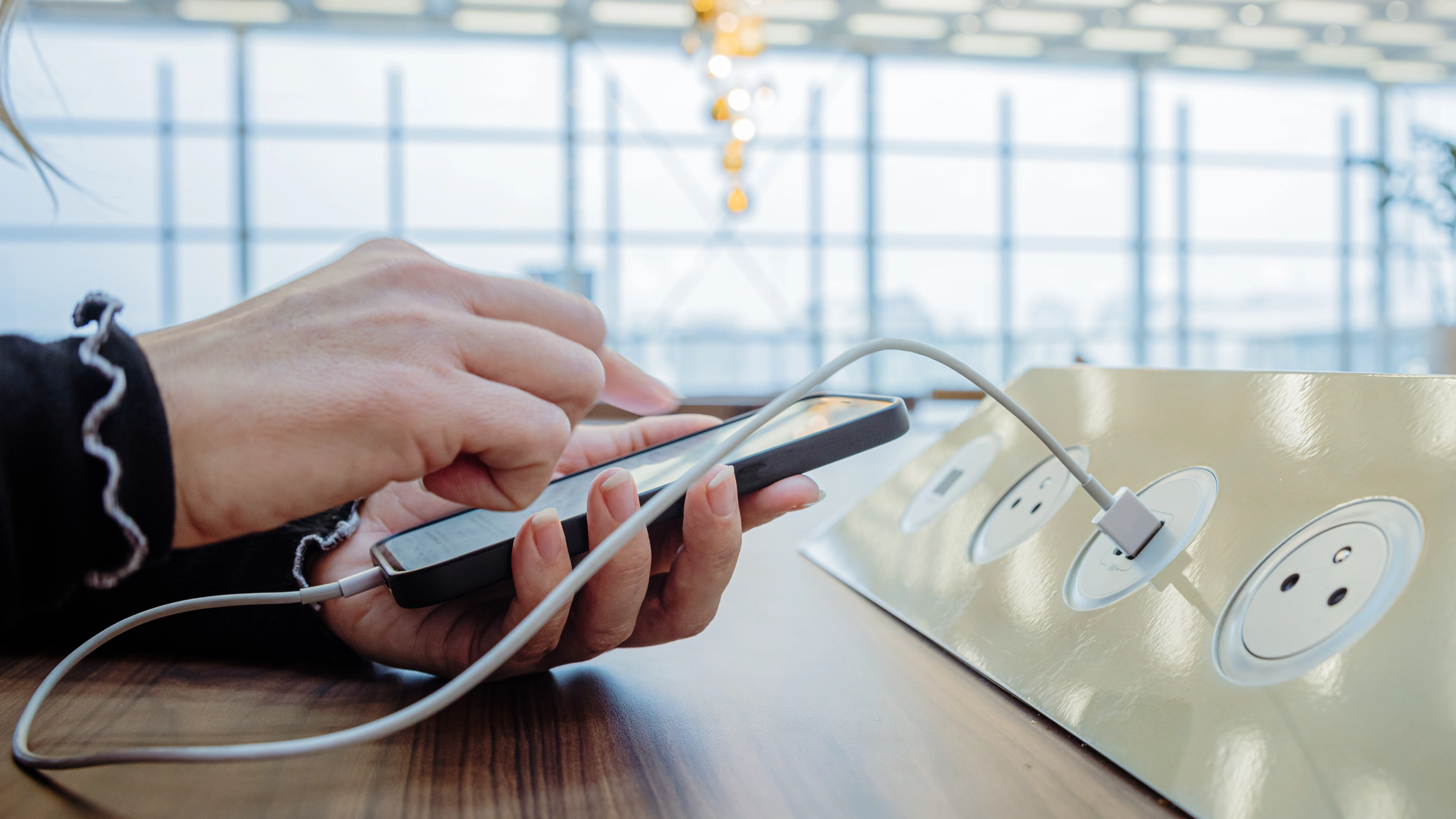 Worrying reason you should never charge your phone at an airport