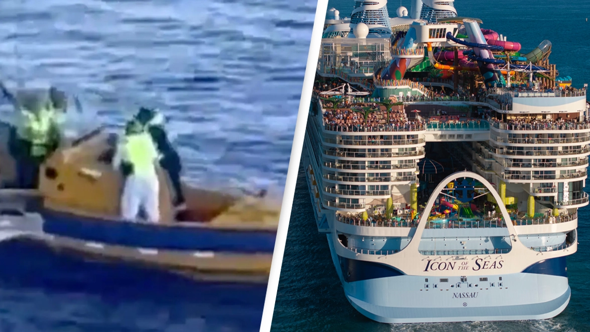 Staff member on world’s biggest cruise ship recalls what happened in moments after passenger ‘jumped’ overboard
