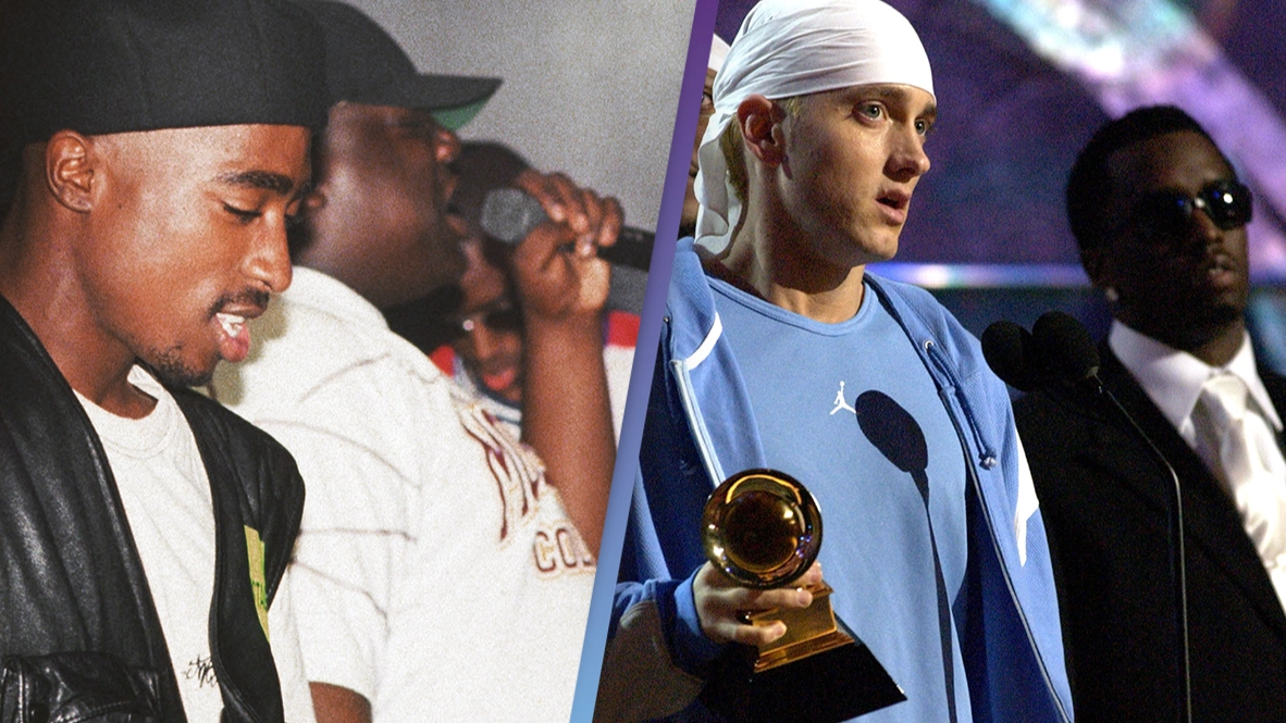Eminem hits out at Diddy over deaths of rap legends Tupac and Biggie
