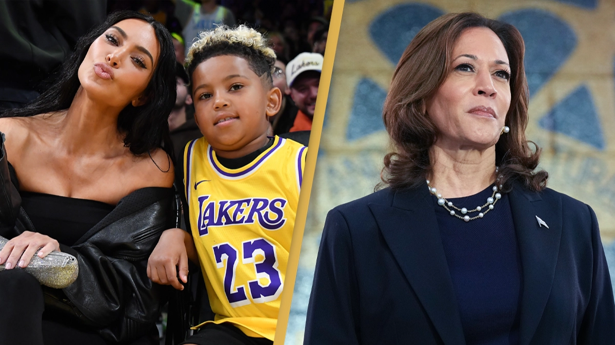 Kim Kardashian's son's YouTube channel deleted after anti-Kamala Harris posts