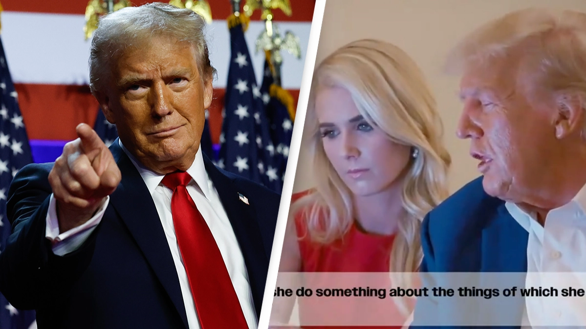 Behind the scenes footage shows how Donald Trump writes his infamous social media posts