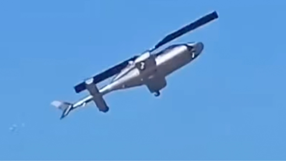 Terrifying footage shows helicopter spinning out of control and crashing on California beach