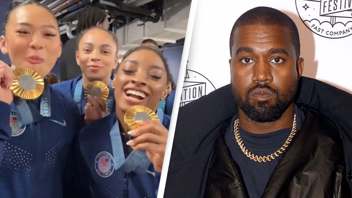 Resurfaced Kanye West speech has become leading trend for Team USA winners using TikTok in Paris