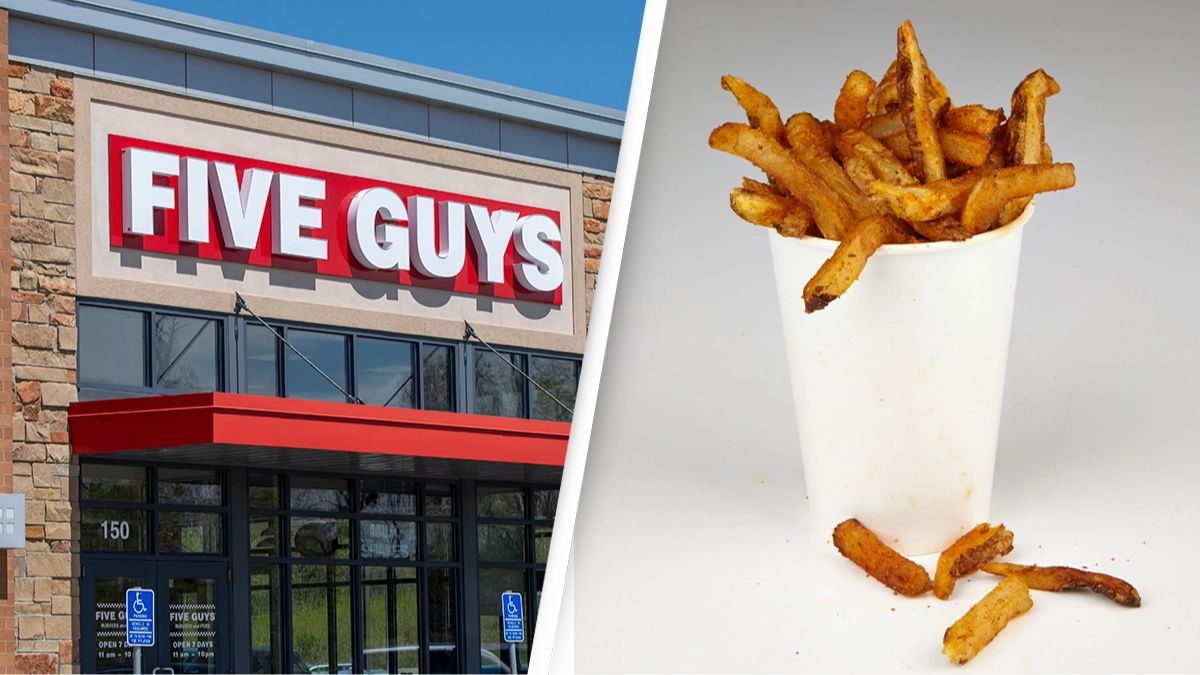 Five Guys has a 'secret menu' which sells fries in a different way