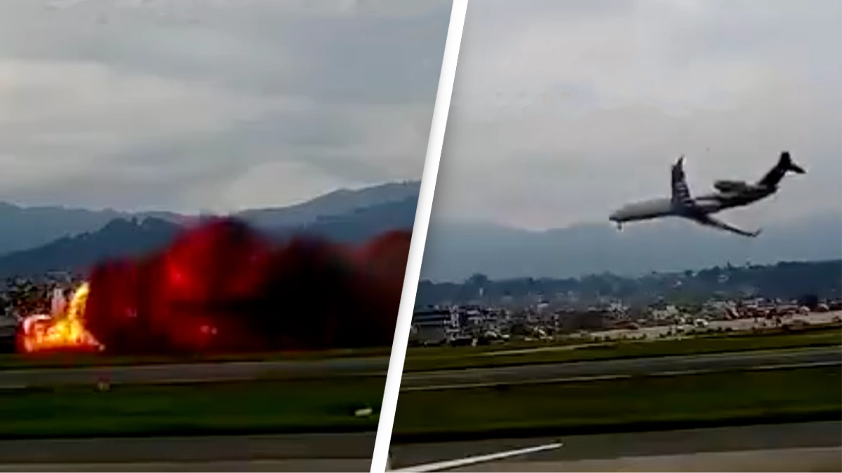 New footage of plane crash in Nepal that killed 18 shows devastating speed it exploded