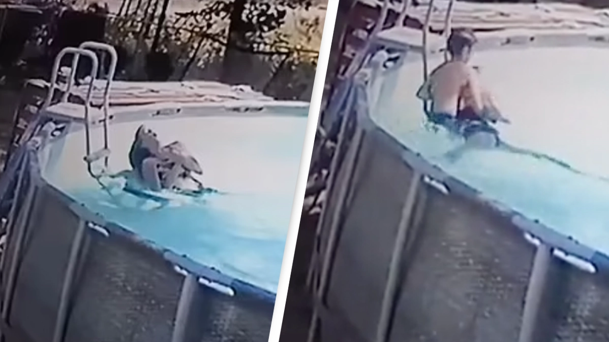 Boy, 10, hailed hero after saving mum from drowning after suffering seizure