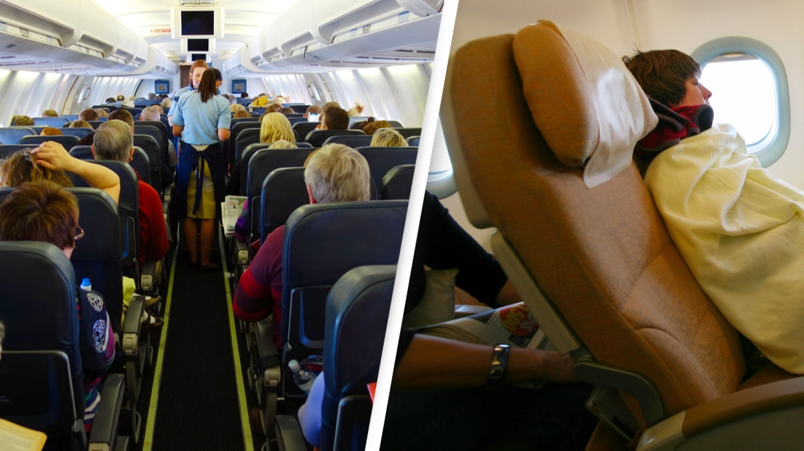 TikToker’s ‘unethical’ plane 'life hack' to punish passengers reclining seats divides opinions