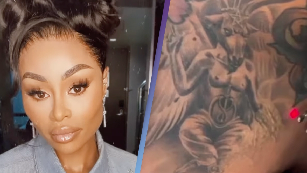 Blac Chyna has demonic tattoo removed to 'release negative energy'
