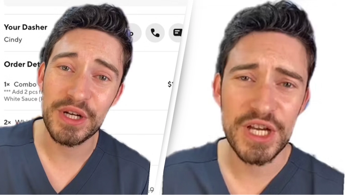 Doctor shocked after being called out for 30% tip on delivery by unhappy driver