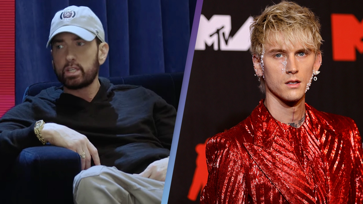 Eminem reignites Machine Gun Kelly feud with crude four-word insult