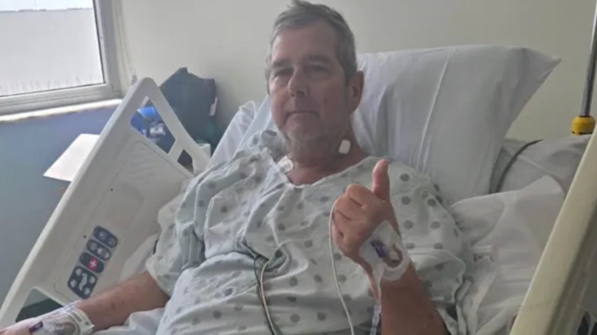 Man given 10% chance of survival after contracting flesh-eating disease from scratch