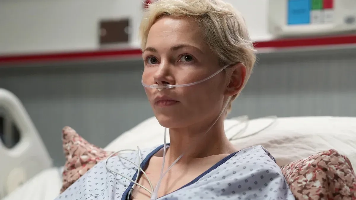 Michelle Williams wins Golden Globe for playing woman with cancer who divorced husband and slept with 200 men
