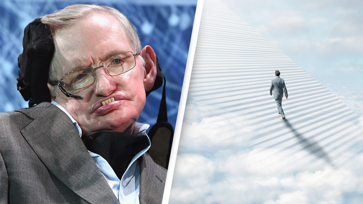 Stephen Hawking said he had a simple answer when asked whether he believed in God