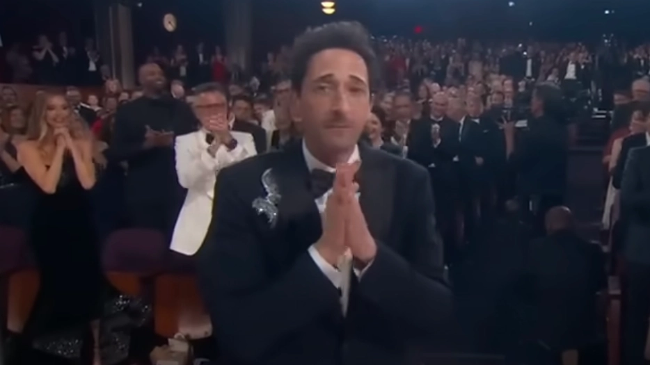 Adrien Brody defends ‘gross’ moment caught on camera before accepting Oscars award