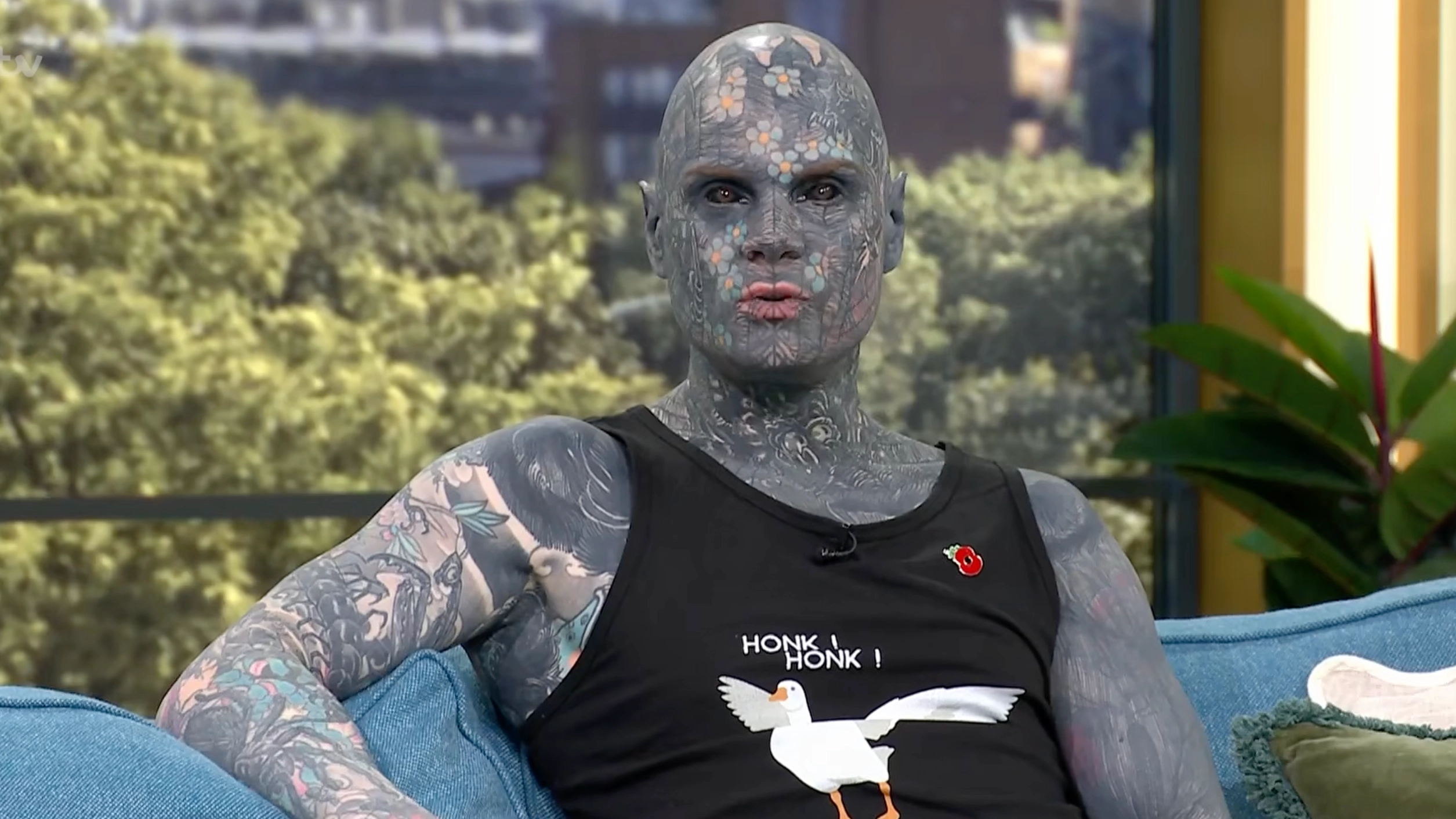 'World's most tattooed teacher' lashes out at complaints he gave a child 'nightmares'