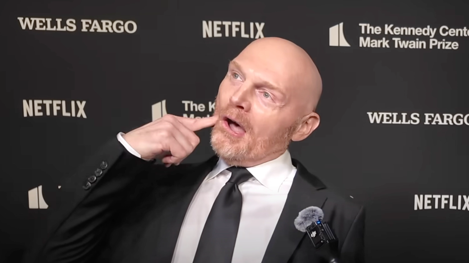 Awkward moment Bill Burr goes off on journalists and tells them to 'get their balls back' after they asked about Elon Musk