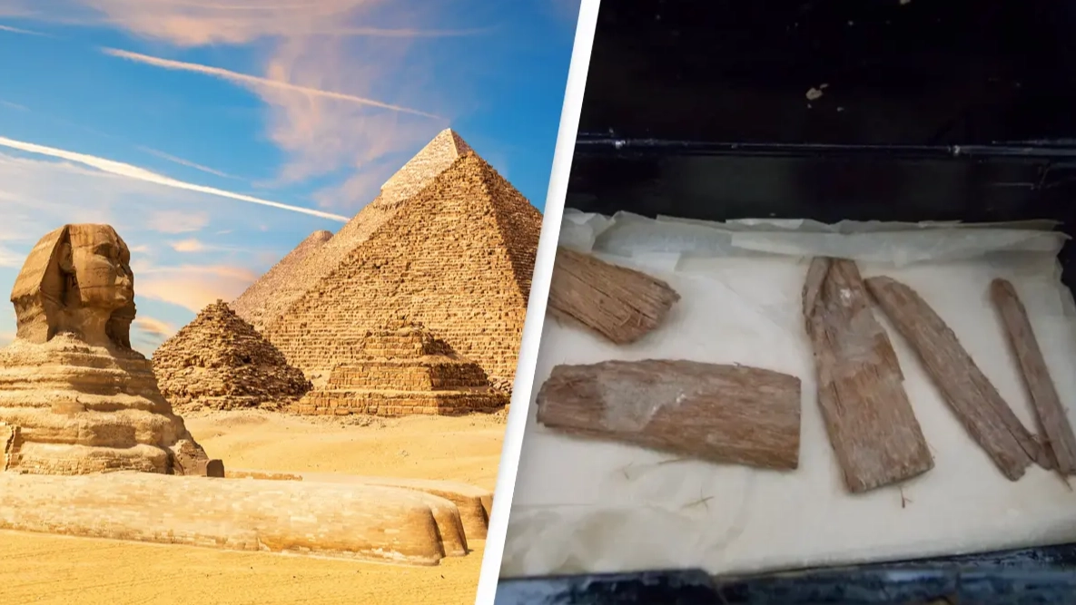 Mystery behind the only three objects ever to be recovered from inside the Great Pyramid of Giza