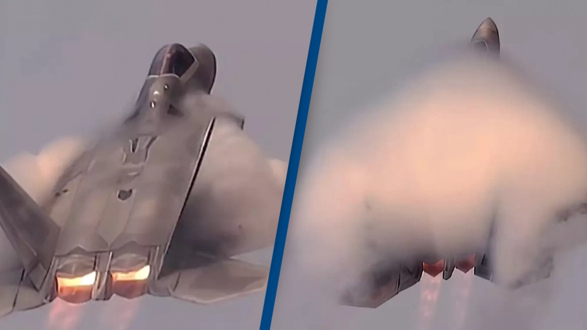 Fighter aircraft ‘activates its cloaking device’ and people have a lot to say about it