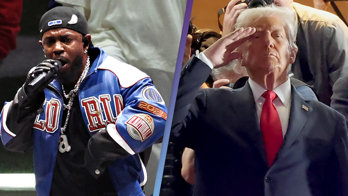 Fans think Kendrick Lamar took aim at Trump with subtle lyric change during Super Bowl performance