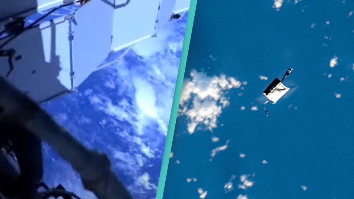 Toolbag dropped by astronauts on the ISS can now be seen from Earth using binoculars