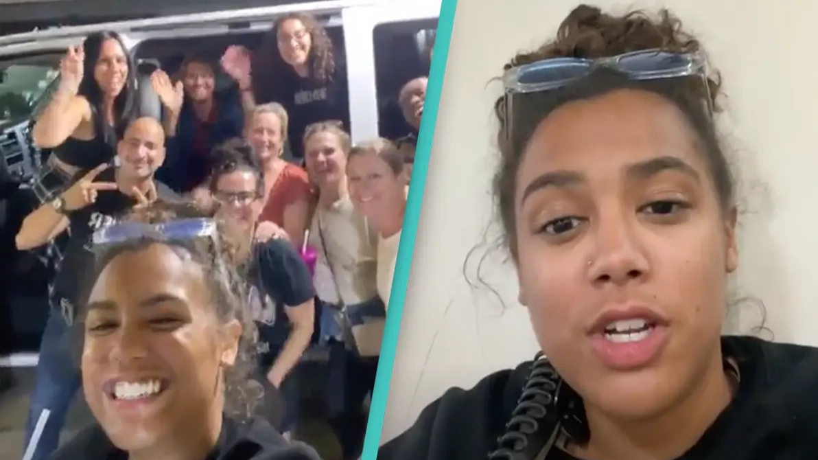 13 strangers rent van after airline 'screws them over' becoming forced into 10 hour journey