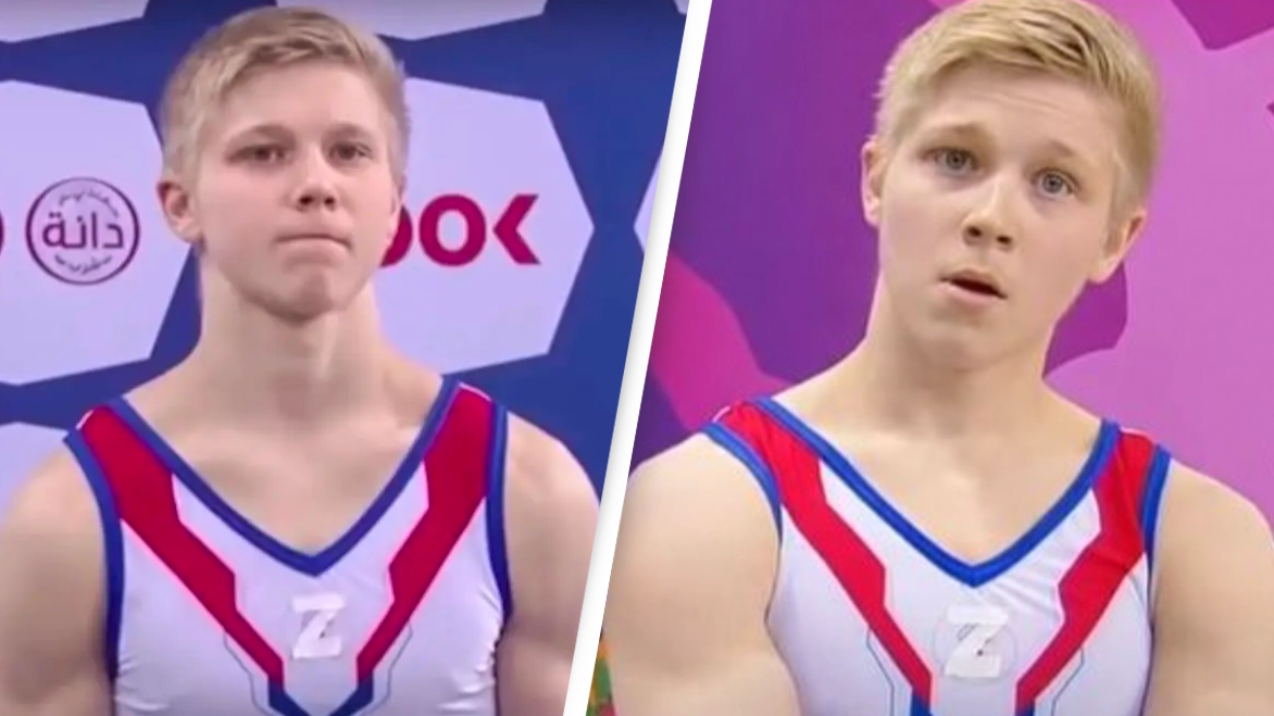 Russian Gymnast Who Wore 'Z' Symbol Banned For Year And Ordered To Return Medal