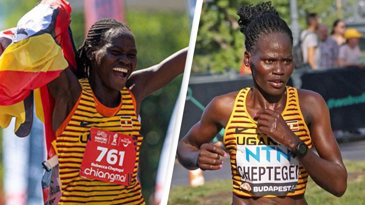 Daughter of Olympic runner Rebecca Cheptegei who was 'set on fire by boyfriend' witnessed the horrific attack