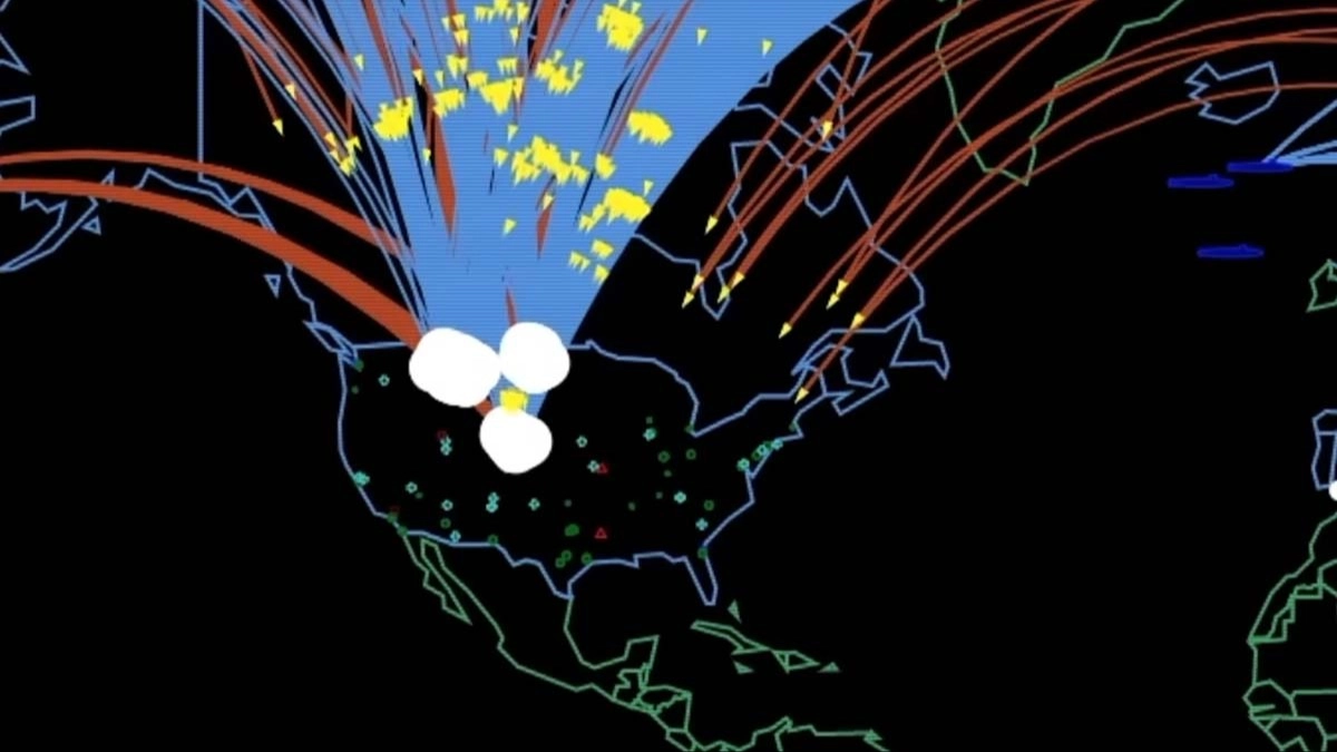 Disturbing simulation shows what would happen if Russia and US used nuclear weapons and how many people would die