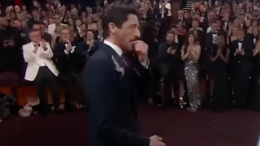 Oscars viewers slam Adrien Brody over ‘gross’ moment caught on camera before accepting Best Actor award
