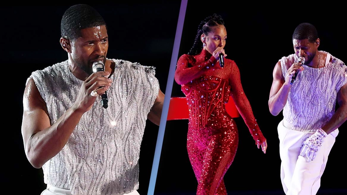 Usher brings out 'best' surprise guests for epic Super Bowl halftime show