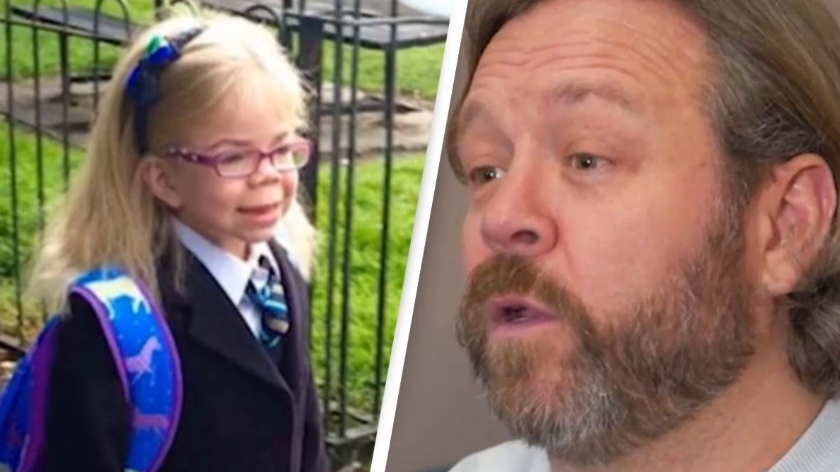 Father of girl diagnosed with childhood dementia at 3 years old reveals symptoms she's dealing with