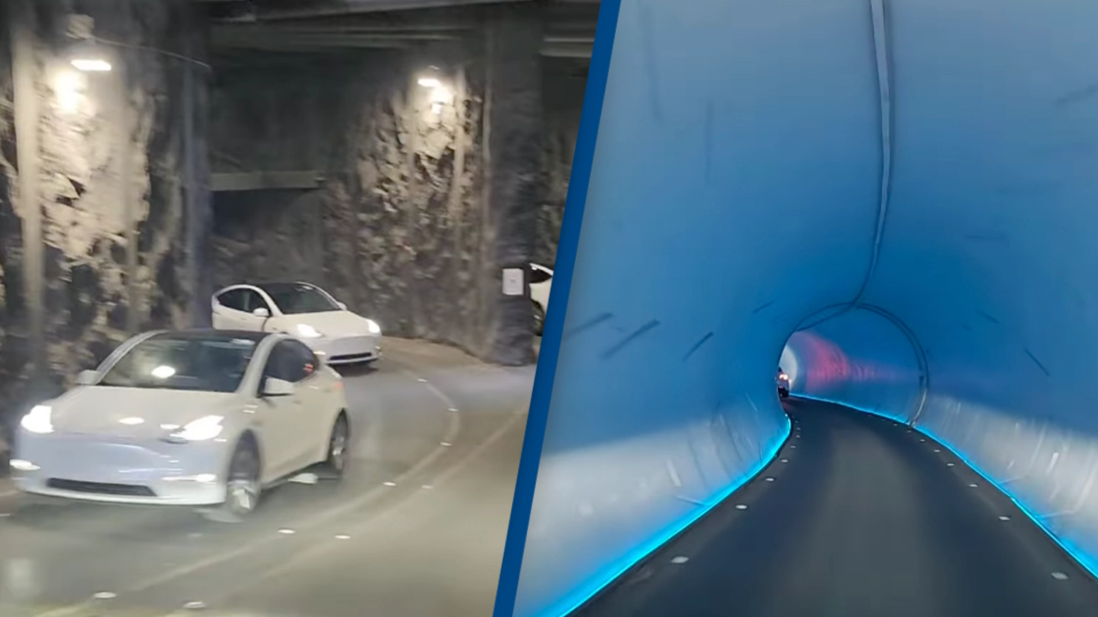 Footage shows what it’s really like inside exclusive tunnel system only for Teslas