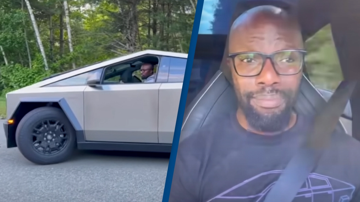 Cybertruck driver reveals the one problem he has every time he drives