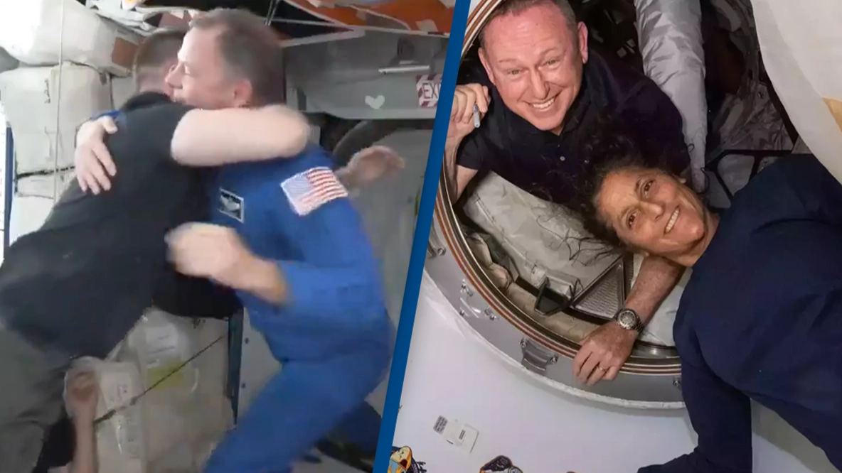 SpaceX capsule docks at ISS to rescue astronauts months after being stranded