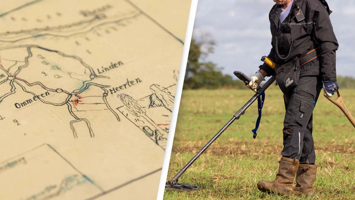 Discovery of map with 'X' marks the spot sparks mass hunt for 'Nazi treasure'