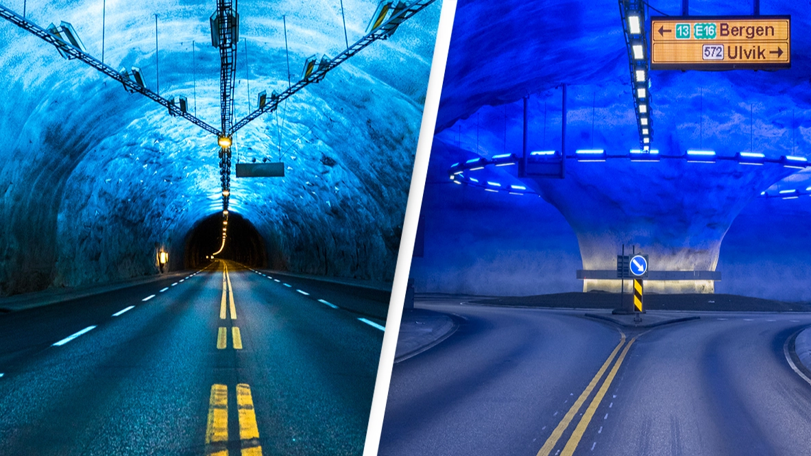 World's longest tunnel spanning over 15 miles has incredible 'anti-claustrophobia system'