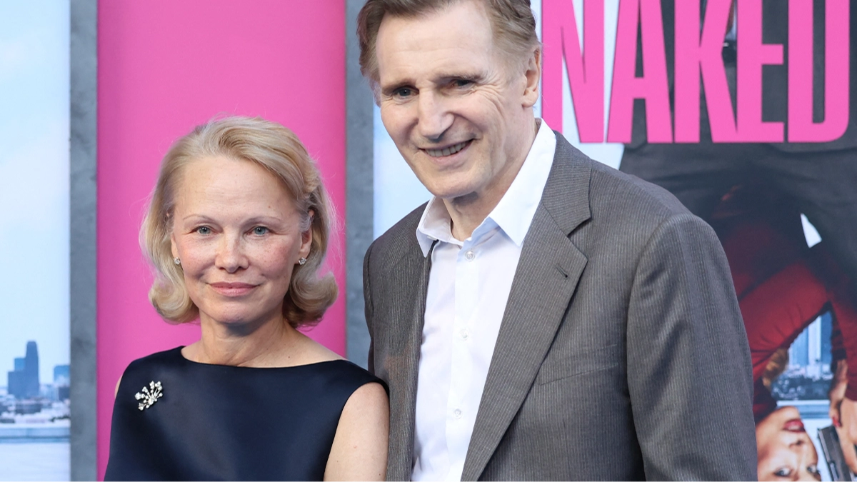 Pamela Anderson finally addresses 'PR stunts' following accusation Liam Neeson relationship is 'fake'
