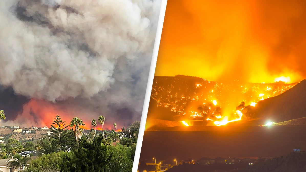 Man arrested on suspicion of starting a Los Angeles fire as death toll rises